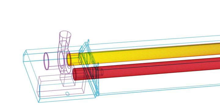 Technical drawing burner technology from KÜBLER