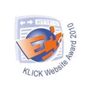 Verkkosivupalkinnon logo vuodelta 2010.