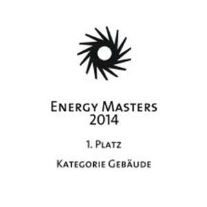 Energy Masters 2014 award, first place, building.