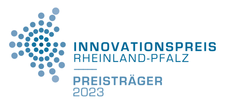 Logo Innovation Award Rhineland-Palatinate 2023.