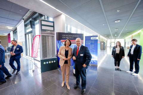 Experts at event on energy efficiency.