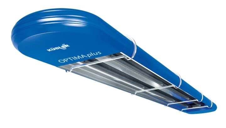 Blue stapler without background.