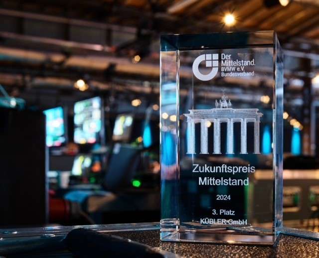 Trophäe für Mittelstandspreis 2024, 3. Platz