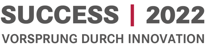 "Success 2022" and "Vorsprung durch Innovation" lettering