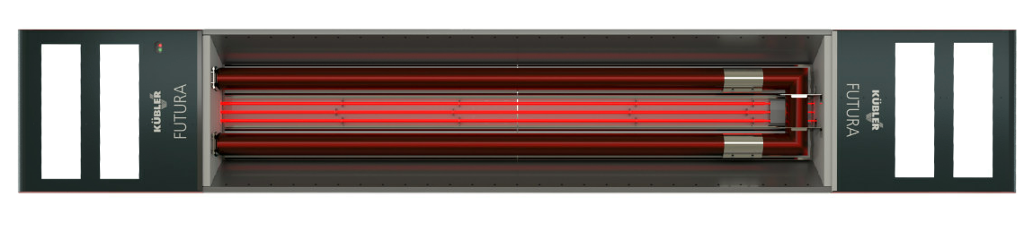 FUTURA hall heating perspective from below