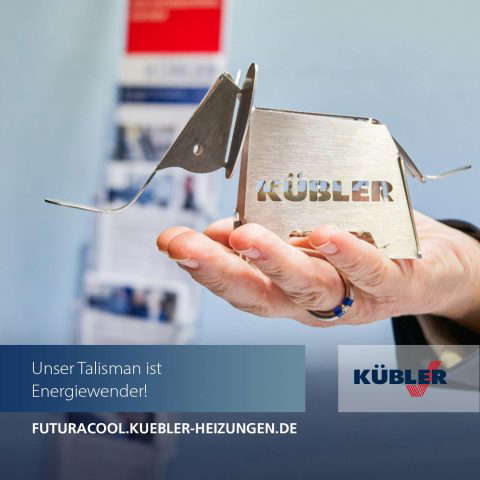 Металлическая модель дома на ладони.