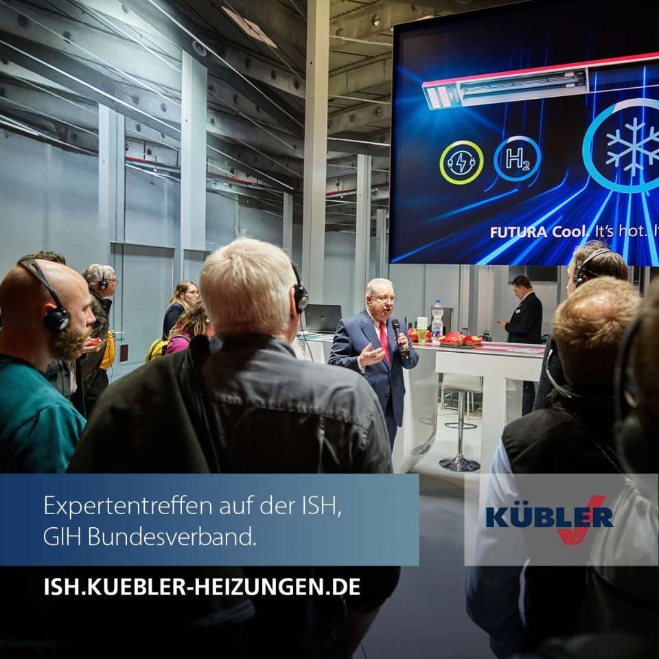 Презентация на выставке с аудиторией.