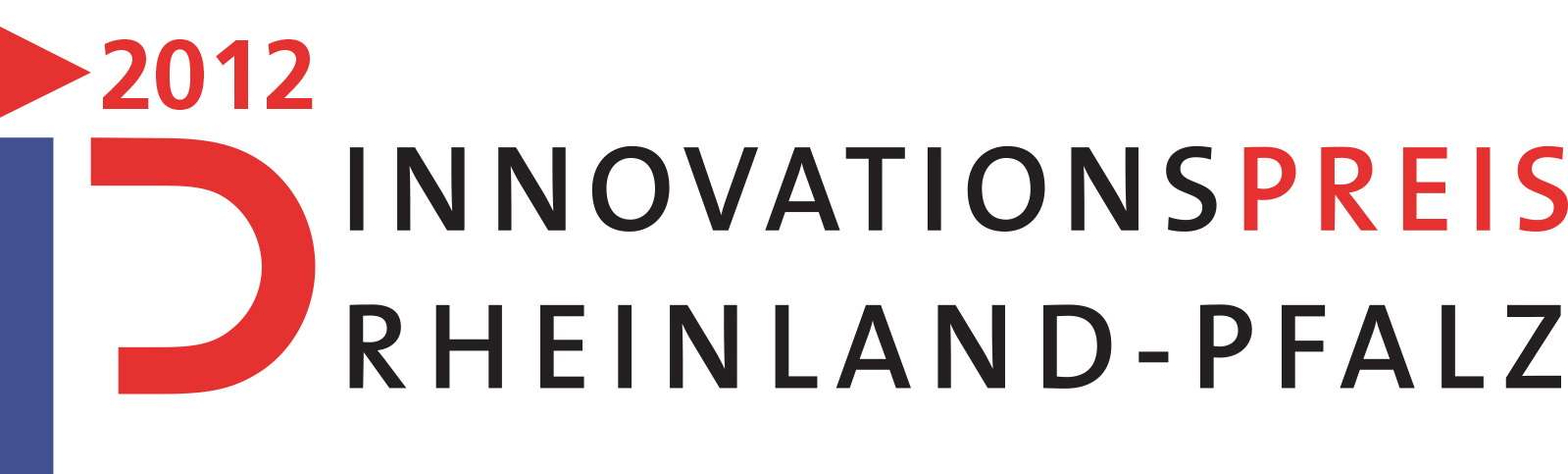 Innovaatiopalkinnon 2012 Rheinland-Pfalzin logo.