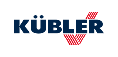 Kübler Firmenlogo blau rot